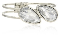 Kenneth Cole New York Urban Crystal Crystal Teardrop Hinged Bangle Bracelet Kenneth Cole New York Urban Crystal Crystal Teardrop Hinged Bangle Bracelet