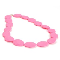 Chewbeads Hudson Necklace - Punchy Pink Chewbeads Hudson Necklace - Punchy Pink