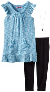 Energie Girls 7-16 Space Dye Tunic Legging Set, Atomic Blue, Medium Energie Girls 7-16 Space Dye Tunic Legging Set, Atomic Blue, Medium