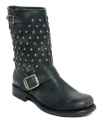 Studding around the shaft of Frye's Jenna Disk booties gives this style some serious shine.
