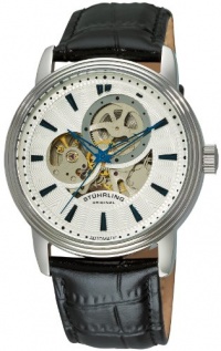 Stuhrling Original Men's 1076.33152 Classic Delphi Acheron Automatic Skeleton Black Leather Strap Watch Stuhrling Original Men's 1076.33152 Classic Delphi Acheron Automatic Skeleton Black Leather Strap Watch