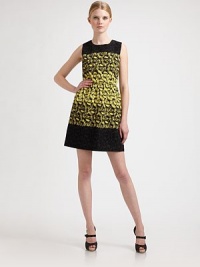 A striking sheath featuring the ideal combination of on-trend colorblocking and a lively, leaf print.Round neckSleevelessElasticized waistConcealed back zipperAbout 19 from natural waistPolyesterMachine washImported Model shown is 5'10 (177cm) wearing US size 4. A striking sheath featuring the ideal combination of on-trend colorblocking and a lively, leaf print.Round neckSleevelessElasticized waistConcealed back zipperAbout 19 from natural waistPolyesterMachine washImported Model shown is 5'10 (177cm) wearing US size 4.