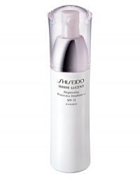A brightening daytime product developed with a focus on environmental stressors such as UV rays, air pollution and dryness to provide comprehensive skin protection. Newly formulated with Multi-Target Vitamin C to reduce existing pigmentation and Super Hydro-Synergy Complex to deeply moisturize for softer, smoother skin. Contains M-Tranexamic Acid to prevent dark spots. Smooth over face each morning after cleanser and softening lotion. A brightening daytime product developed with a focus on environmental stressors such as UV rays, air pollution and dryness to provide comprehensive skin protection. Newly formulated with Multi-Target Vitamin C to reduce existing pigmentation and Super Hydro-Synergy Complex to deeply moisturize for softer, smoother skin. Contains M-Tranexamic Acid to prevent dark spots. Smooth over face each morning after cleanser and softening lotion.