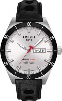 Tissot Men's T0444302603100 T-Sport PRS 516 Silver Day Date Dial Watch Tissot Men's T0444302603100 T-Sport PRS 516 Silver Day Date Dial Watch