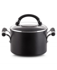 From fresh favorites to reheated recipes, this sleek saucepan from Circulon Espree makes any meal more crave-worthy. Experience exceptional durability and effortless cooking with an advanced three-layer nonstick surface and TOTAL® food release system that's designed for a lifetime of remarkable meals. Lifetime warranty. From fresh favorites to reheated recipes, this sleek saucepan from Circulon Espree makes any meal more crave-worthy. Experience exceptional durability and effortless cooking with an advanced three-layer nonstick surface and TOTAL® food release system that's designed for a lifetime of remarkable meals. Lifetime warranty.