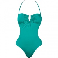 R Collection By Raisins Bandeau Sea Green Monokini One Piece Swimsuit Size Medium R Collection By Raisins Bandeau Sea Green Monokini One Piece Swimsuit Size Medium