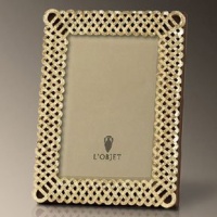 L'Objet Braid Picture Frames - Gold 4 x 6 inch picture frame L'Objet Braid Picture Frames - Gold 4 x 6 inch picture frame