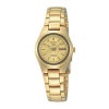 Seiko Women's SYMC18 Seiko 5 Automatic Gold Dial Gold-Tone Stainless Steel Watch