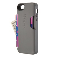 Speck Products SmartFlex Card Case for iPhone 5 - Retail Packaging - Graphite Grey Speck Products SmartFlex Card Case for iPhone 5 - Retail Packaging - Graphite Grey