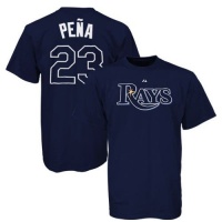 Carlos Pena Tampa Bay Rays Name and Number T-Shirt Carlos Pena Tampa Bay Rays Name and Number T-Shirt