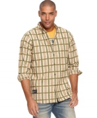 This Rocawear plaid is so stylish, everyone will be checking out your swagger. This Rocawear plaid is so stylish, everyone will be checking out your swagger.