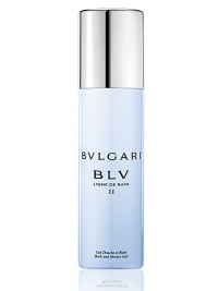 Delicate perfume BLV Eau de Parfum II shampoo and shower gel has gentle cleansing action that makes it perfect for daily use. Dermatologist tested. 6.8 oz. Delicate perfume BLV Eau de Parfum II shampoo and shower gel has gentle cleansing action that makes it perfect for daily use. Dermatologist tested. 6.8 oz.