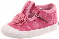 Keds Champion Toe Cap T-Strap Sneaker (Infant/Toddler),Pink/Pad-A-Cake,4 M US Toddler