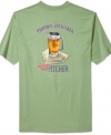 Celebrate happy hour anytime you'd like with this cozy jersey tee from Tommy Bahamas.