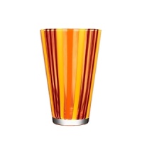 Inspired by works of the 1950s Ludvig Lofgren's Cabana collection features staves of glass that have been melted together in a pattern reminiscent of a Cabana's roof. Inspired by works of the 1950s Ludvig Lofgren's Cabana collection features staves of glass that have been melted together in a pattern reminiscent of a Cabana's roof.