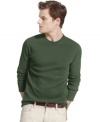 As a base layer or alone, this Izod waffle shirt keeps you classically comfortable.