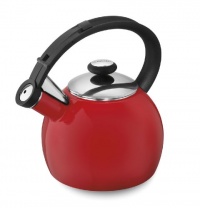 Cuisinart CTK-EOS1R Omni Porcelain Enamel on Steel Tea Kettle, Red Cuisinart CTK-EOS1R Omni Porcelain Enamel on Steel Tea Kettle, Red