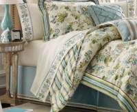 Croscill Home Fashions Corfu 4-Piece Queen Sheet Set, Sky Blue Croscill Home Fashions Corfu 4-Piece Queen Sheet Set, Sky Blue