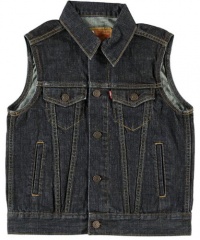 Levi's Classic Denim Vest (Sizes 8 - 20) - dark wash, 16 - 18 Levi's Classic Denim Vest (Sizes 8 - 20) - dark wash, 16 - 18