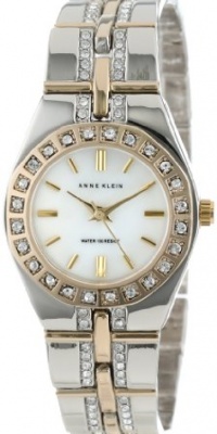 Anne Klein Women's 10-7977MPTT Swarovski Crystal Accented Two-Tone Watch
