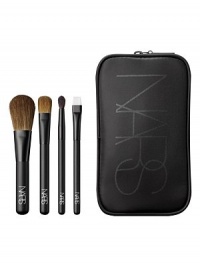A jet set quartet of our most coveted artist brushes. Includes Blush Bush, Eye Shader Brush, Small Dome Eye Brush, Push Eyeliner Brush. A jet set quartet of our most coveted artist brushes. Includes Blush Bush, Eye Shader Brush, Small Dome Eye Brush, Push Eyeliner Brush.