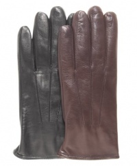 Men's Italian Lambskin Cashmere Lined Winter Leather Gloves By Fratelli Orsini Everyday Men's Italian Lambskin Cashmere Lined Winter Leather Gloves By Fratelli Orsini Everyday