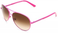 Kate Spade Women's Aldas Aviator Sunglasses,Rhodium Red Frame/Brown Gradient Lens,One Size Kate Spade Women's Aldas Aviator Sunglasses,Rhodium Red Frame/Brown Gradient Lens,One Size
