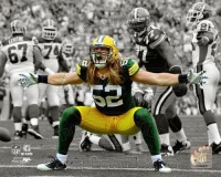 (8x10) Clay Matthews - Green Bay Packers 2010 Spotlight Action Glossy Photograph Photo Print (8x10) Clay Matthews - Green Bay Packers 2010 Spotlight Action Glossy Photograph Photo Print