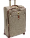 London Fog Luggage Chelsea 29 Inch 360 Expandable Upright Suiter, Olive Plaid, One Size