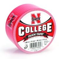 Duck Brand 240084 University of Nebraska College Logo Duct Tape, 1.88-Inch by 10 Yards, Single Roll Duck Brand 240084 University of Nebraska College Logo Duct Tape, 1.88-Inch by 10 Yards, Single Roll