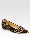 Leopard print and contrasting suede trim enliven this comfortable pony hair essential. Leopard-print pony hair and suede upperLeather lining and solePadded insoleMade in ItalyOUR FIT MODEL RECOMMENDS ordering true size. 