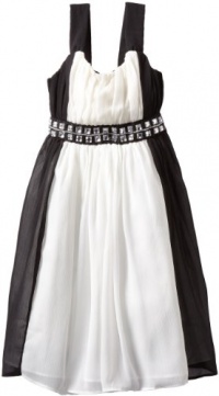 Bloome Girls 7-16 Rhinestone Sleeveless Dress, Black/White, 7 Bloome Girls 7-16 Rhinestone Sleeveless Dress, Black/White, 7