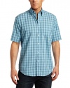 Van Heusen Men's CVC Wrinkle Free Plaid Shirt