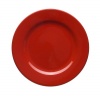 Waechtersbach Effect Glaze Cherry Rimmed Dinner Plates, Set of 4