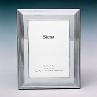 These distinctive and elegant silver-plated frames offer a beautiful way to showcase your pictures. Available in three sizes.