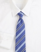 Tonal stripes sharpen a classic tie woven in Italy from silk. About 3 wideSilkDry cleanMade in Italy