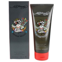 ED HARDY BORN WILD by Christian Audigier for MEN: HAIR & BODY WASH 6.7 OZ