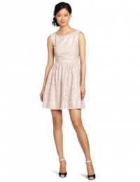 French Connection Women's Fast Twinkle Lace Dress, Pink, 8 French Connection Women's Fast Twinkle Lace Dress, Pink, 8