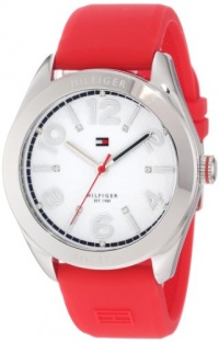 Tommy Hilfiger Women's 1781258 Sport Red Silicon Stainless Steel Watch Tommy Hilfiger Women's 1781258 Sport Red Silicon Stainless Steel Watch