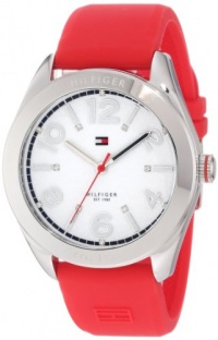 Tommy Hilfiger Women's 1781258 Sport Red Silicon Stainless Steel Watch