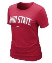 Keep your team pride on display with this NCAA Ohio State Buckeyes t-shirt from Nike.