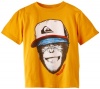 Quiksilver Boys 2-7 Kids Monkey Business Jersey Tee, Orange, 6/Medium