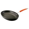 Rachael Ray Hard Anodized Nonstick 15-Inch Oval Grill Pan, Orange