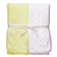 Carter's Pink & Lime 2-pk. Swaddle Blanket MULTI One Sz Carter's Pink & Lime 2-pk. Swaddle Blanket MULTI One Sz