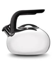 Everything you want in a tea kettle: comfort, beauty and a quick-boiling design. This enameled porcelain-over-steel kettle from KitchenAid features a brilliantly placed spout lever and a sleek, over-arching handle for an easier, more natural pour. Limited lifetime warranty. Everything you want in a tea kettle: comfort, beauty and a quick-boiling design. This enameled porcelain-over-steel kettle from KitchenAid features a brilliantly placed spout lever and a sleek, over-arching handle for an easier, more natural pour. Limited lifetime warranty.