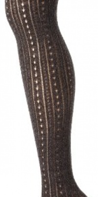 HUE Women's Marled Pointelle Sweater Tight HUE Women's Marled Pointelle Sweater Tight