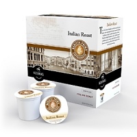Greet the morning with a robust but balanced cup of Italian Roast, featuring fine notes of ripe fruit and berries with just a hint of smokiness to round out the flavor. Greet the morning with a robust but balanced cup of Italian Roast, featuring fine notes of ripe fruit and berries with just a hint of smokiness to round out the flavor.