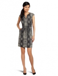 Rebecca Taylor Women's Python Dress, Stone, 12 Rebecca Taylor Women's Python Dress, Stone, 12