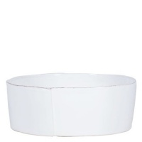 Vietri Lastra White Large Serving Bowl 10.75