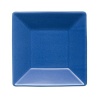 Waechtersbach Effect Glaze Blueberry Small Rimmed Square Plate, Set of 2